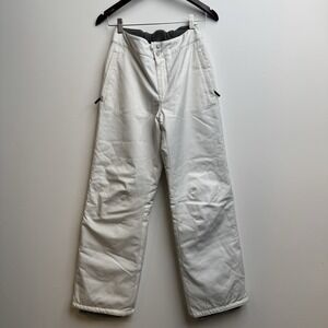 White Sierra Snow Ski Pants Men's Sz Small White Winter Insulated Outdoor Sports